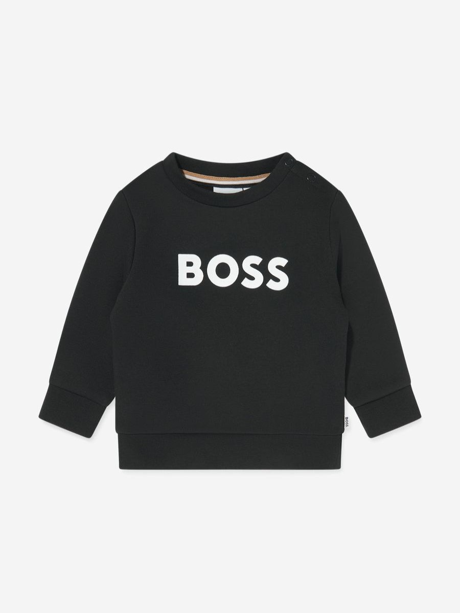 Baby BOSS Sweatshirts & Hoodies | Baby Boys Logo Sweatshirt In Black