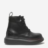 Boys Alexander McQueen Boots | Alexander Mcqueen - Kids Leather Lace Up Chunky Boots |Eu Childsplay Clothing