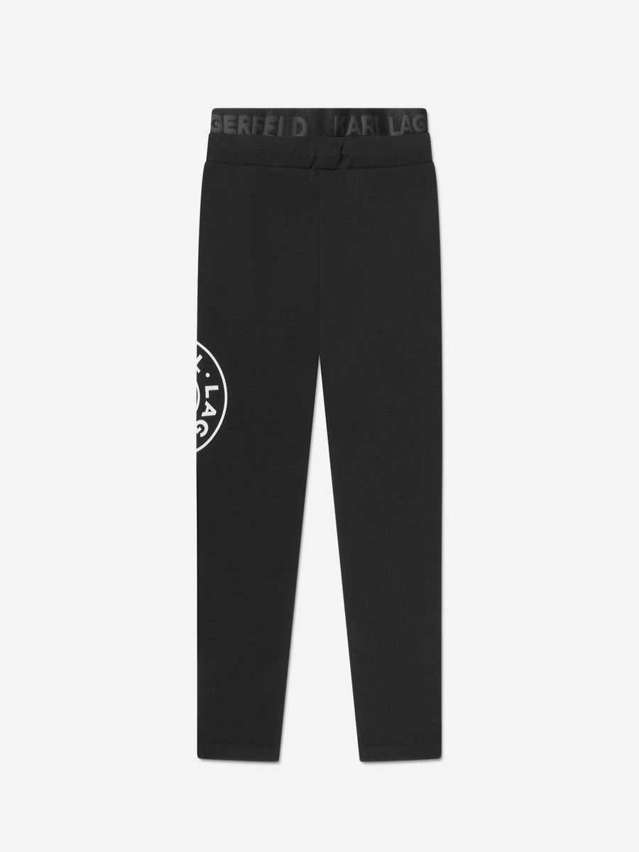 Boys Karl Lagerfeld Sweatpants | Boys Logo Joggers In Black