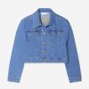 Girls Roberto Cavalli Coats & Jackets | Girls Cotton Denim Jacket