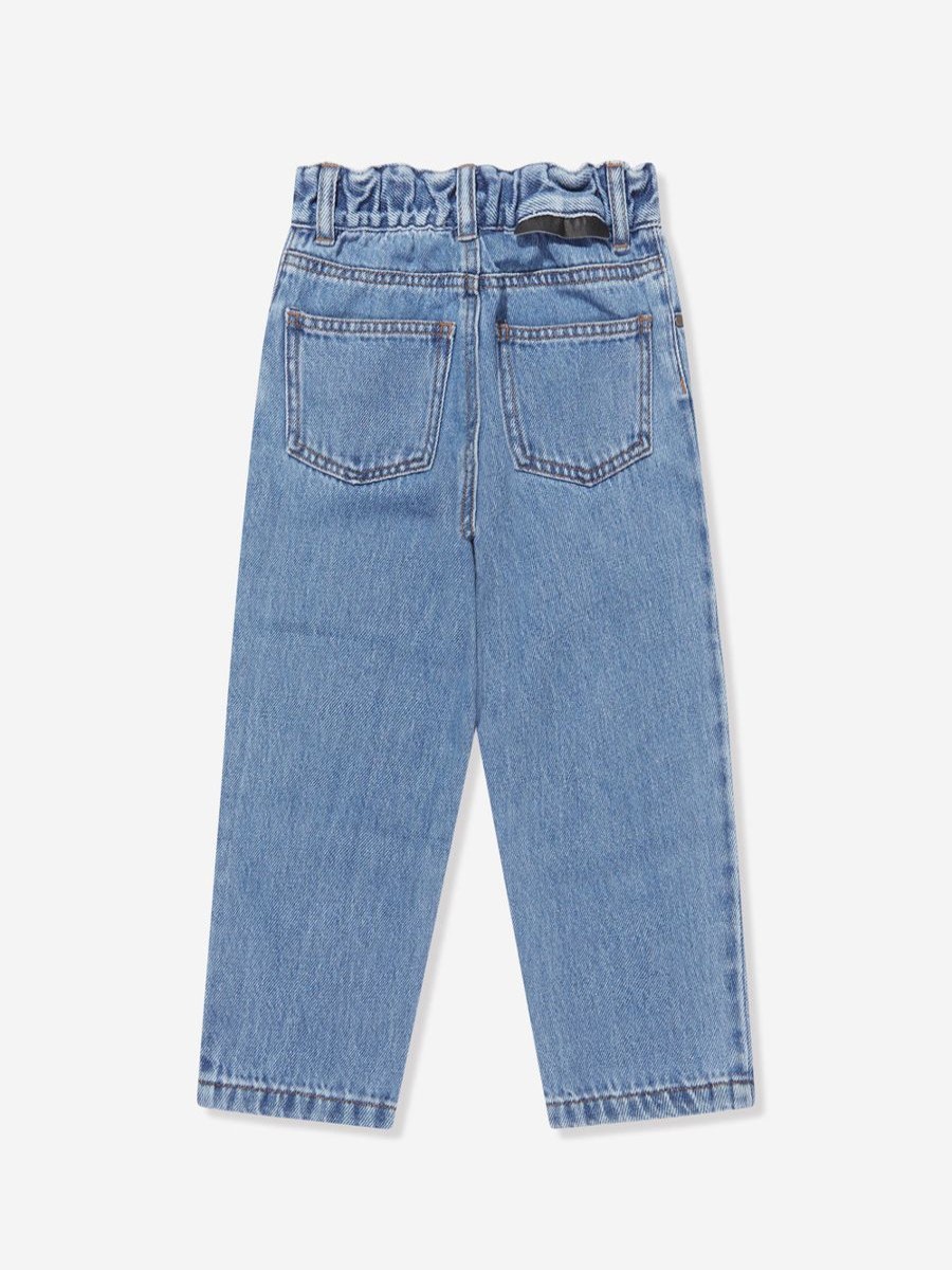 Boys Stella McCartney Kids Jeans | Boys Monster Print Jeans In Blue