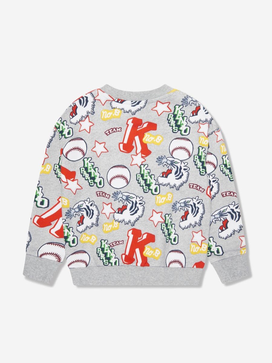 Boys KENZO KIDS Sweatshirts & Hoodies | Boys Kenzo Club Sweatshirt In Grey