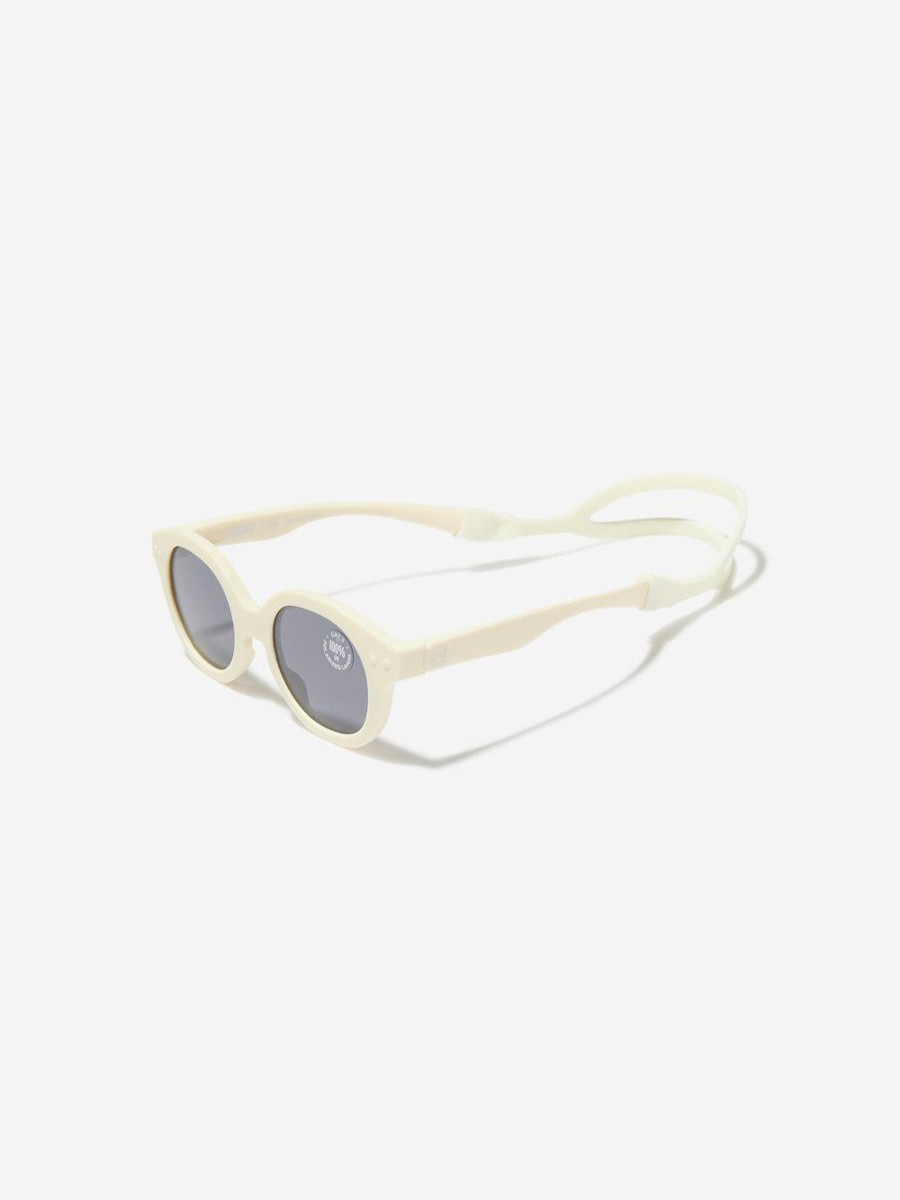 Boys Izipizi Sunglasses | Kids Retro Mini Sunglasses In White