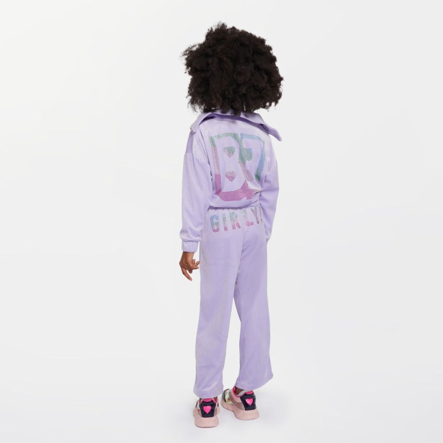 Teen Billieblush Tracksuits | Girls Velour Tracksuit In Purple