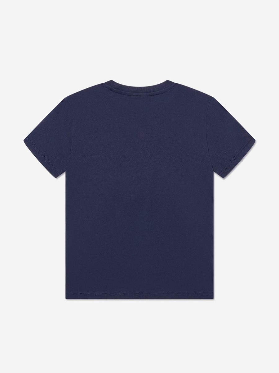 Boys Guess T-Shirts & Tops | Boys Bear Logo T-Shirt In Navy