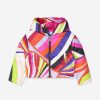 Girls Emilio Pucci Coats & Jackets | Girls Iride Print Puffer Jacket In Multicolour