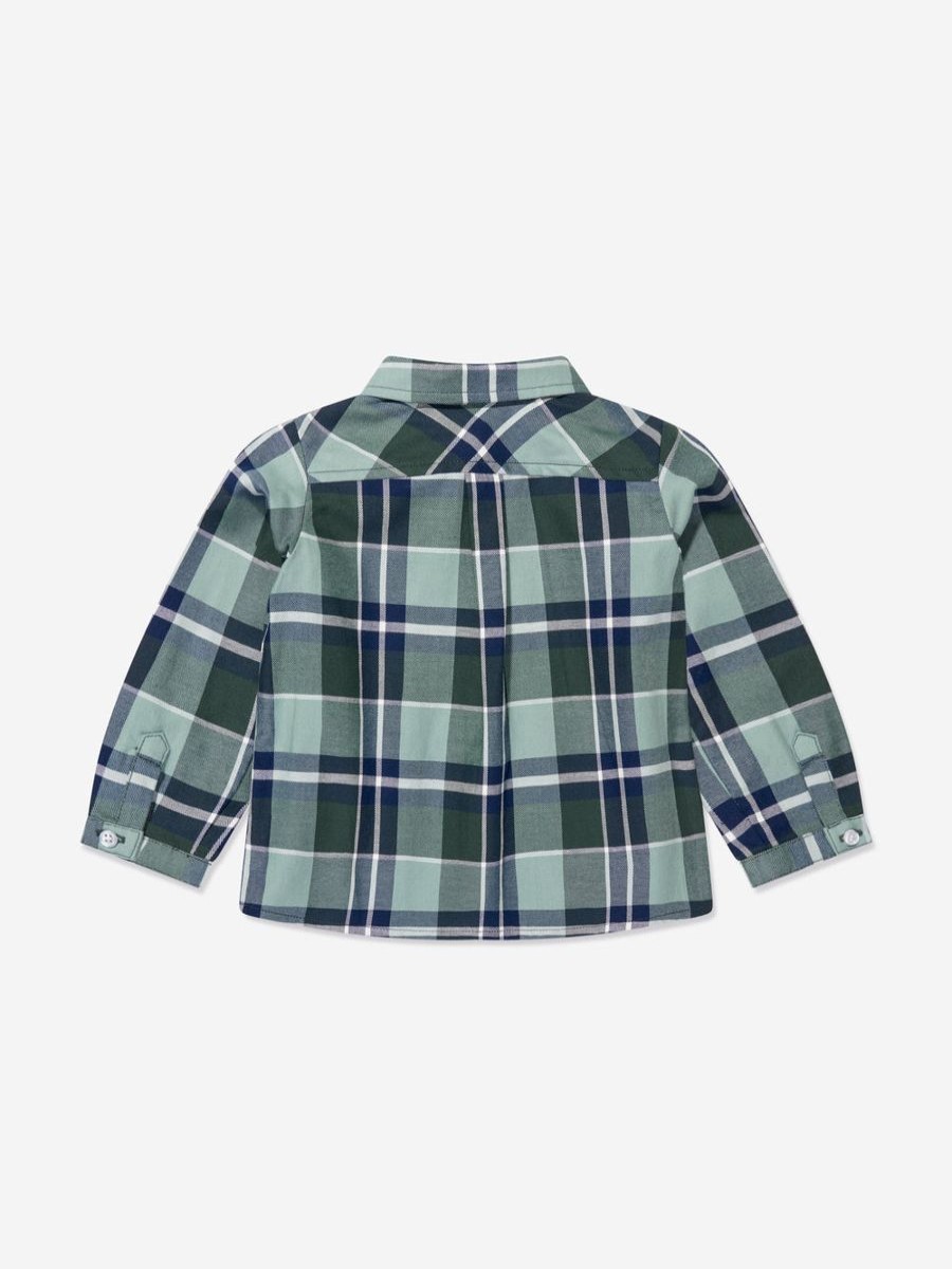 Boys Bonpoint Shirts | Baby Boys Malo Shirt In Green