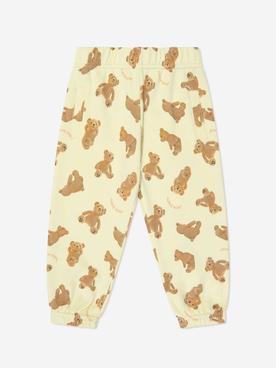 Boys Palm Angels Sweatpants | Baby Aop Pa Bears Joggers In Yellow