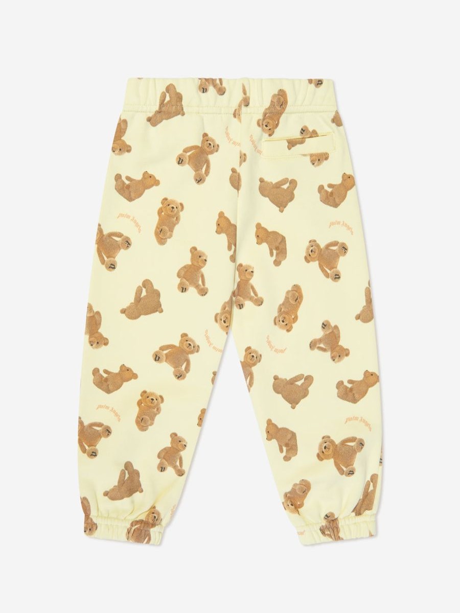 Boys Palm Angels Sweatpants | Baby Aop Pa Bears Joggers In Yellow