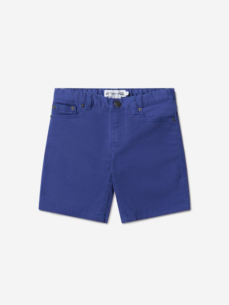 Boys Bonpoint Shorts | Boys Cotton Denim Bermuda Shorts