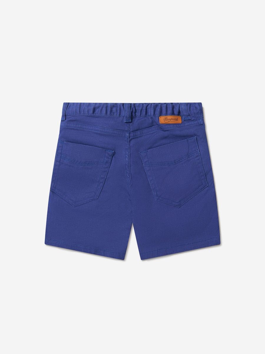 Boys Bonpoint Shorts | Boys Cotton Denim Bermuda Shorts