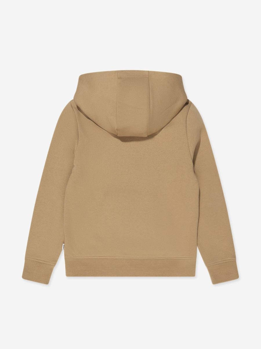 Boys BOSS Sweatshirts & Hoodies | Boys Logo Hoodie In Beige