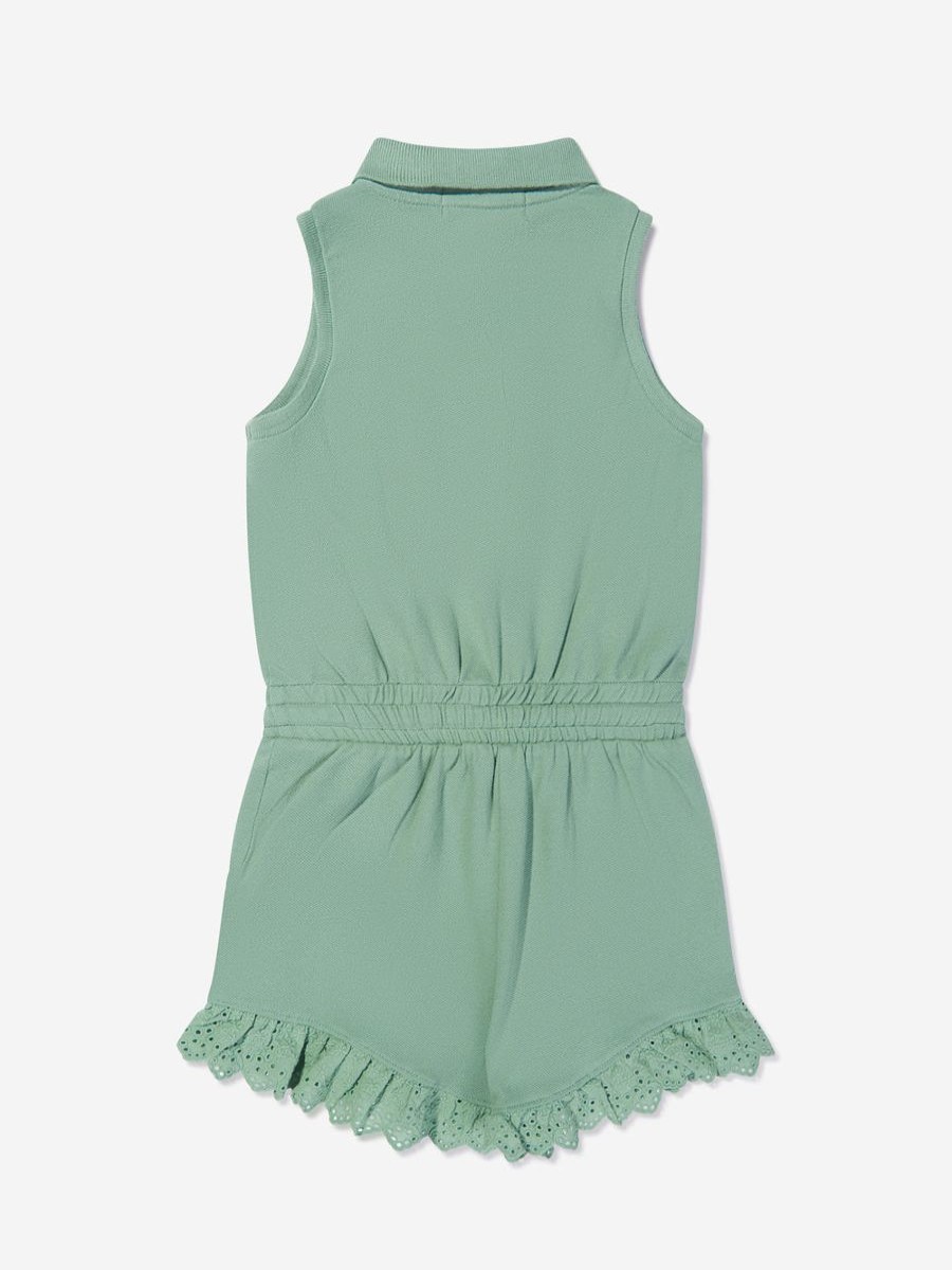 Girls Ralph Lauren Kids Babygrows & Rompers | Girls Ruffle Playsuit In Green