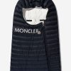 Baby Moncler Enfant Accessories | Baby Down Padded Nest In Navy