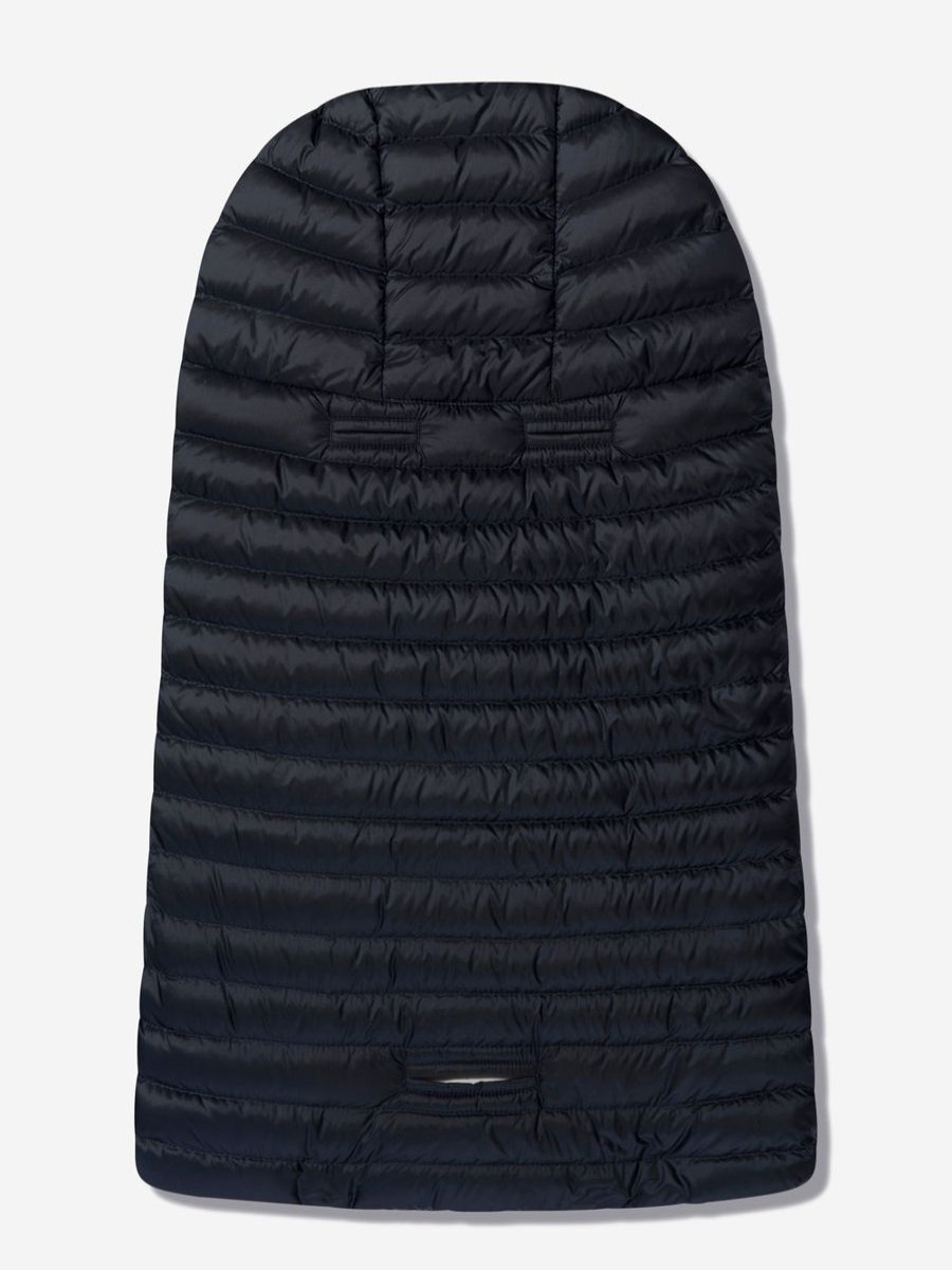 Baby Moncler Enfant Accessories | Baby Down Padded Nest In Navy